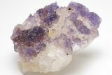 Purple Cubic Fluorite w/ Second Generation Growth - Cave-In-Rock #208827-2